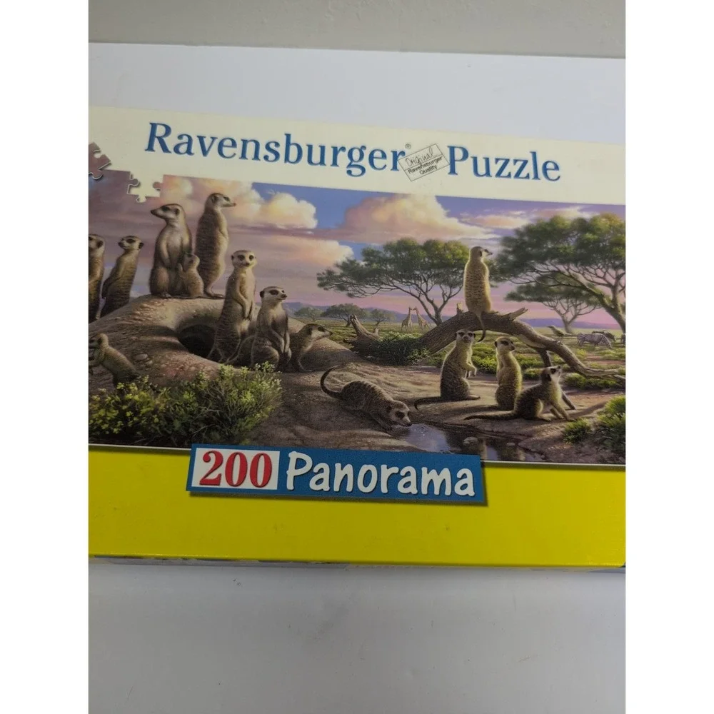 Ravensburger‎ 200 Piece Panorama Puzzle:  Adorable Meerkats Sz: 22 2/3